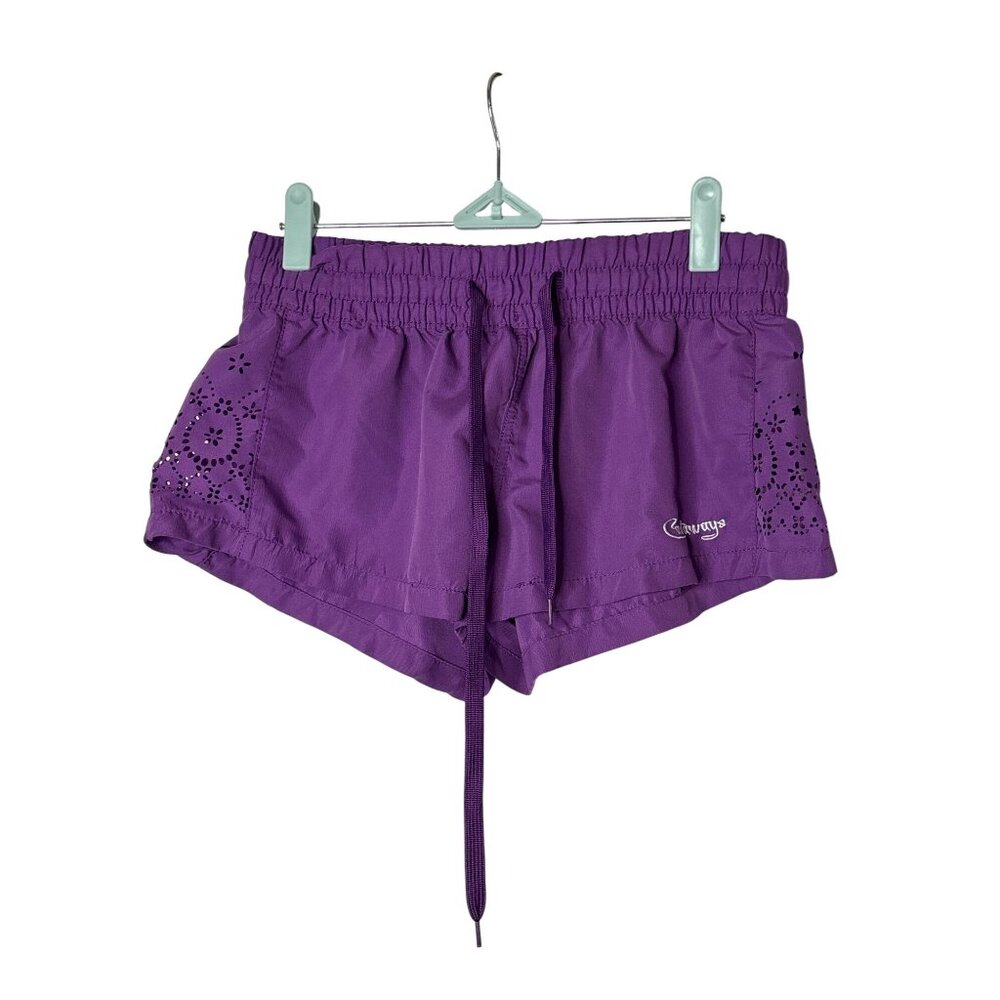 Castaways Womens Swim Cover Up Shorts Size M (10) Elastic Waist Pull On Short